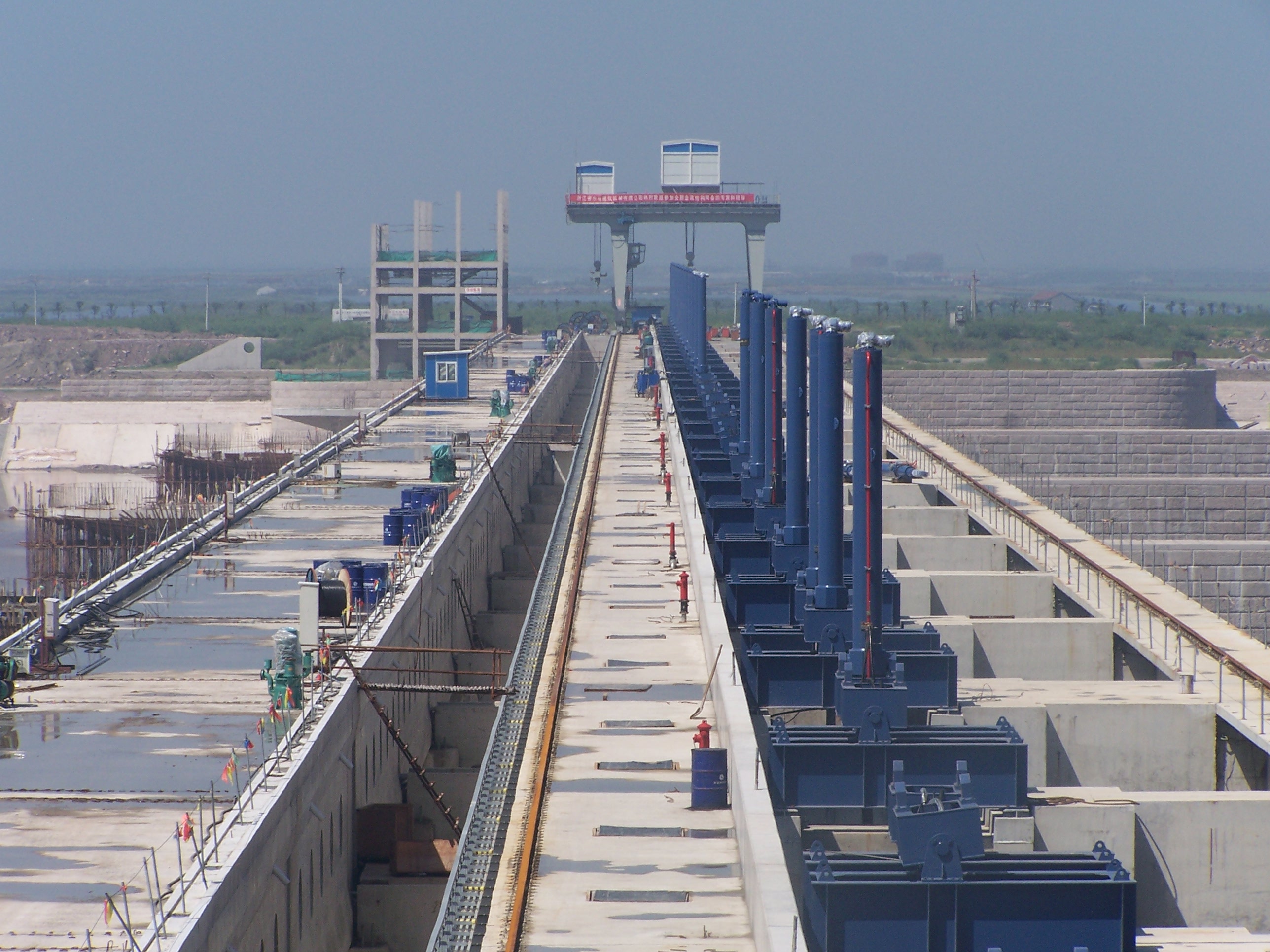 中國河口第一閘門曹娥江大閘